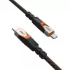 USB-C uz USB-C kabelis C2G 9B4415114097 USB 3.2 Gen 2x2 0,75 m — melns/oranžs
