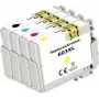 Renkforce tintes kombinētais komplekts aizstāj Epson 603 (C13T03U545) saderīgs melna, ciāna, fuksīna, dzeltena RF-I-E-603BKCMY4PK RF-5655902 (RF-5655902)