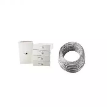 LogiLink Patch Cable, Cat. 5e, F-UTP, 100 m, Pelēks 4 x 2 AWG 26-7, Folijas ekranēts, PVC kabeļa apvalks, Piegāde (CPV0013)