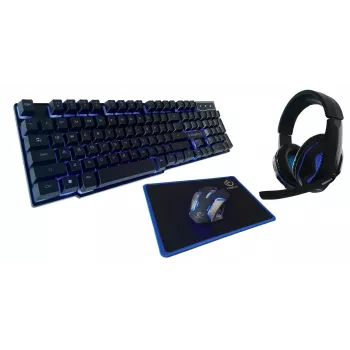 Tastatūra un pele Rebeltec SHERMAN Gaming USB QZERTY angļu melna