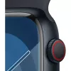 APPLE Watch Series 9 GPS + Cellular 45mm Midnight alumīnija korpuss ar Midnight sporta siksnu - M/L (MRMD3QF/A)