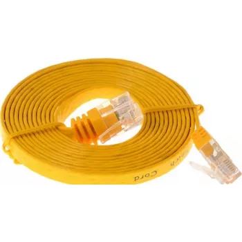 Helos CAT 6 5m tīkla kabelis dzeltens Cat6 U/UTP RJ-45