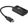 Goobay 38530 Kabeļa saskarnes adapteris USB-C uz DisplayPort melns (38530)