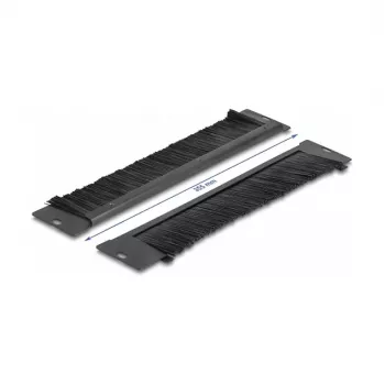 Birstes panelis DeLOCK 66293 universāls 350 x 55 mm melns