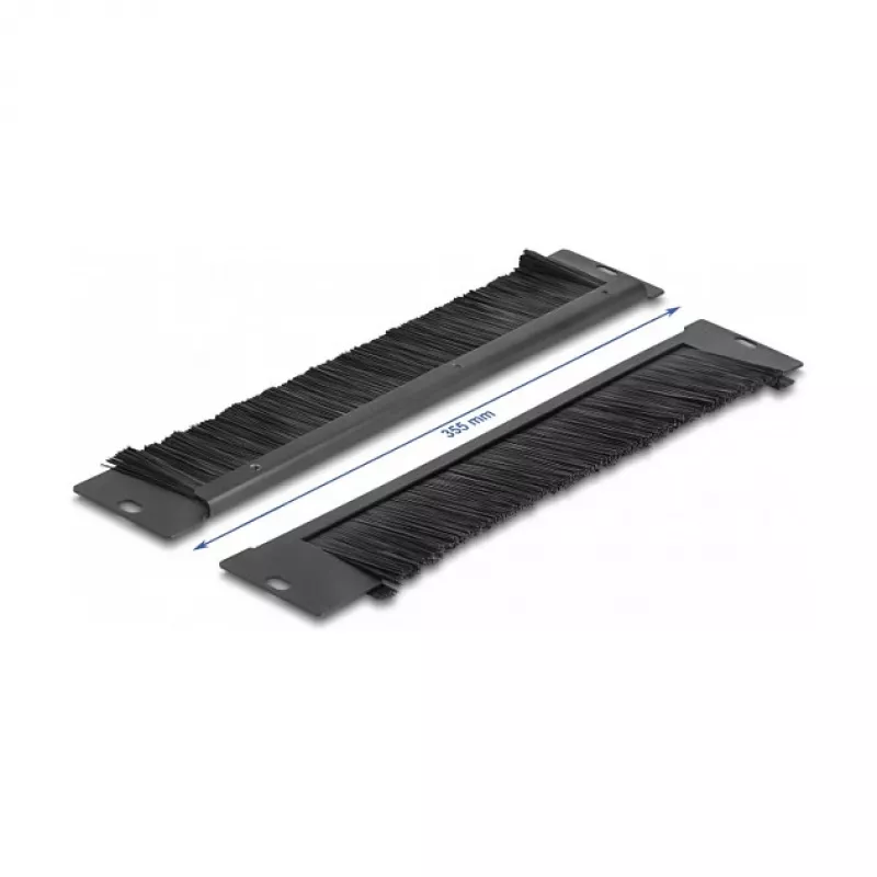 Birstes panelis DeLOCK 66293 universāls 350 x 55 mm melns