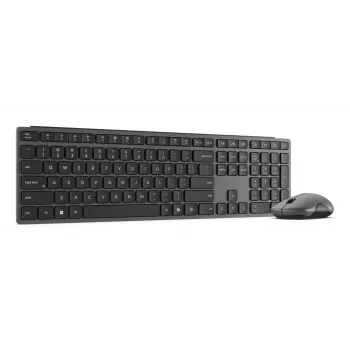 Bezvadu tastatūras un peles komplekts Lenovo 700 Modern Multi-Device — ASV angļu izkārtojums, Bluetooth, Luna pelēka