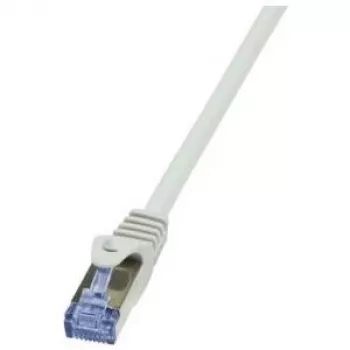 Tīkla kabelis LogiLink CQ3062S RJ-45 Cat6a 3 m Pelēks