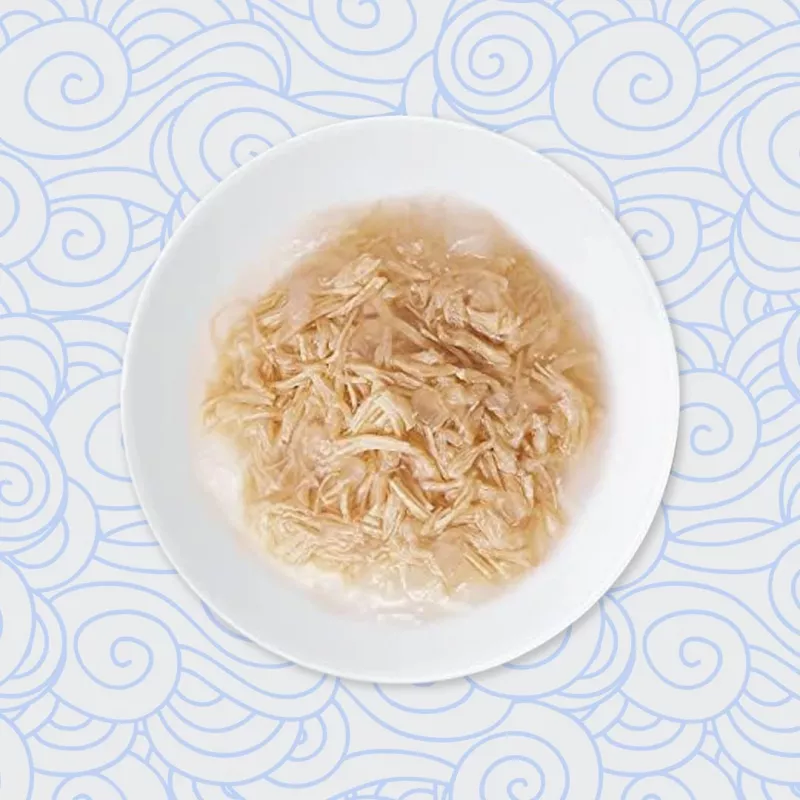 Mitrā kaķu kārums INABA Ciao Broth Chicken 40 g paciņa — gaļīgs šķidrums, bez graudiem, bez glutēna un sojas
