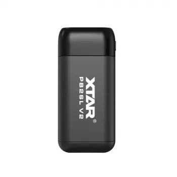 Lādētājs / ārējais akumulators Li-ion akumulatoriem 18650 / 20700 / 21700 Xtar PB2SLV2 melns