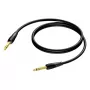 PROCAB CLA610/3 Kabelis, stereo ligzda (vīriešu) uz stereo ligzdu (vīriešu) (3m)