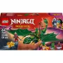 Konstrukciju rotaļlietu komplekts LEGO NINJAGO 71829 Lloyd's zaļa Forest Dragon, 128 gabali, 2 minifigūras, vecumam no 6 gadiem