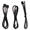 USB un PWM centrmezgls Lian Li EDGE HUB EG-HUB01B — 4× USB, 6× PWM ventilatora pieslēgvietas