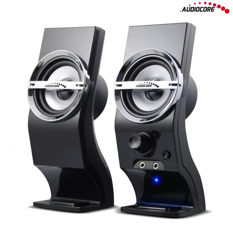 Audiocore AC805 Stereo Speakers 2.0 PC 6W Black