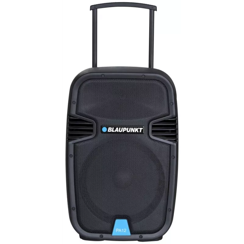 Blaupunkt PA12 portatīvais skaļrunis 650 W Stereo portatīvais skaļrunis Melns