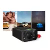 GREEN CELL Auto jaudas pārveidotājs 12V uz 230V 150W/300W Tīrs sinusa vilnis