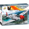 Top Gun Maverick P51D Mustang, konstrukcijas rotaļlieta mērogā 1:32