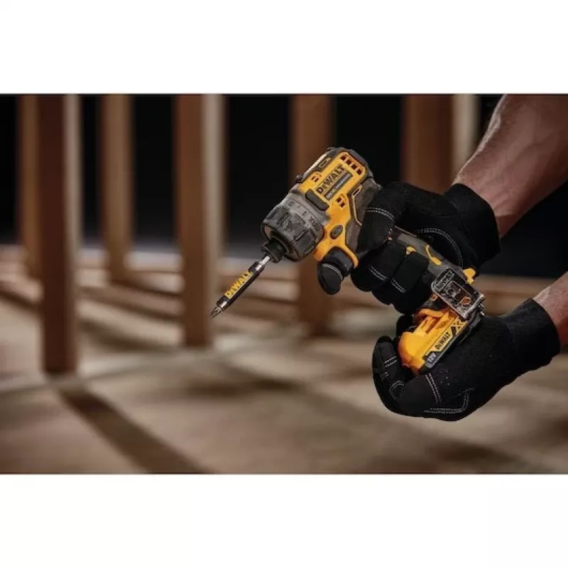 DeWALT DCF601N-XJ akumulatora skrūvgriezis/triecienskrūvgriezis 1100 RPM Melna, Dzeltena
