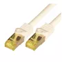 Tīkla kabelis M-Cab 2m RJ-45 Cat7 Balts S/FTP