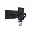 Monitora statīvs GEMBIRD MA-DA2-03 ekrāniem līdz 35 collām, skava, VESA 75x75–100x100, 20 kg, melns, divkāršs