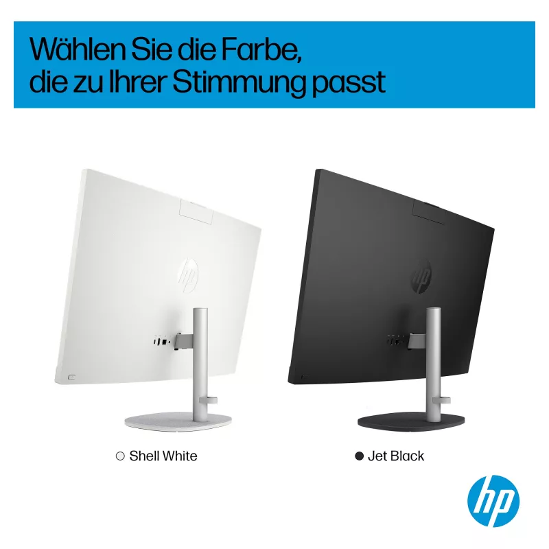 HP AI 27-cr2275ng - Viss vienā (pilnīgs risinājums) - Core Ultra 7 255U - RAM 16 GB - SSD 512 GB - NVMe - Intel Graphics - 1GbE, Bluetooth 5.3, Wi-Fi 6 - WLAN: 802.11a/b/g/n/ac/ax,