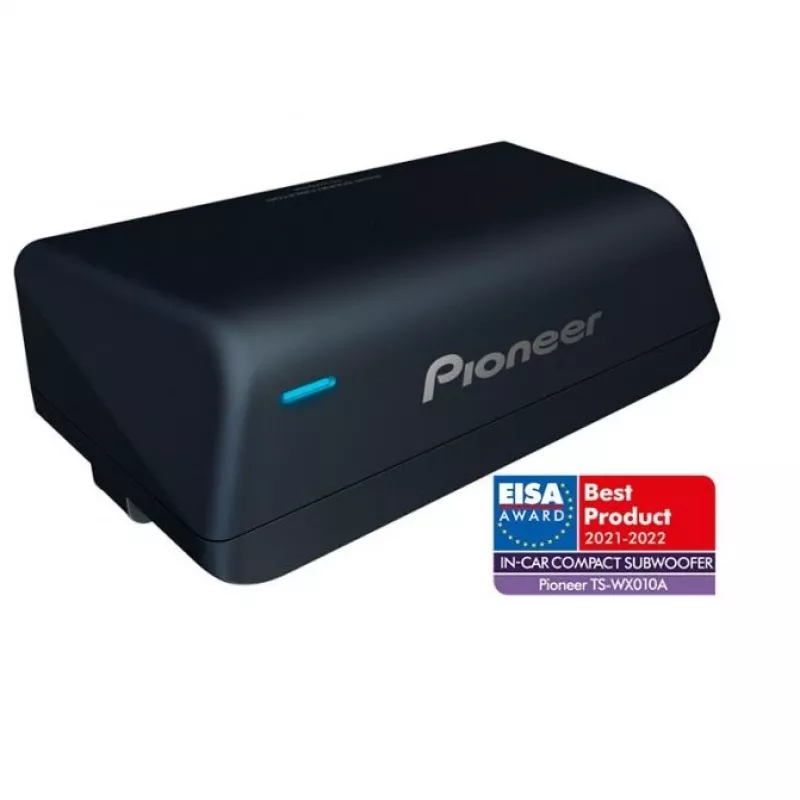 TS-WX010A, iepriekš uzlādēts zemfrekvences skaļrunis, aktīvais zemfrekvences skaļrunis, 50 W, 20 - 200 Hz, 4 Ohm