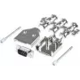 MH Connectors MHDM9-DM9P-K D-SUB Stiftleisten-Set 180 ° Polu skaits: 9 Lodēšanas uzgalis 1 gab.