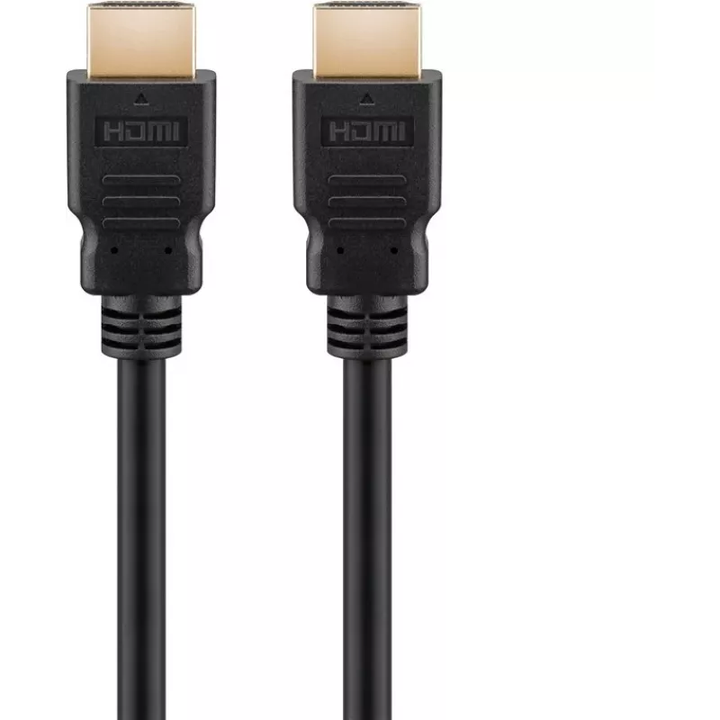 Goobay 61161 - 5 m - HDMI Typ A (Standard) - HDMI Typ A (Standard) - 10,2 Gbit/s - Audio Return Channel (ARC) - Melns (61161)