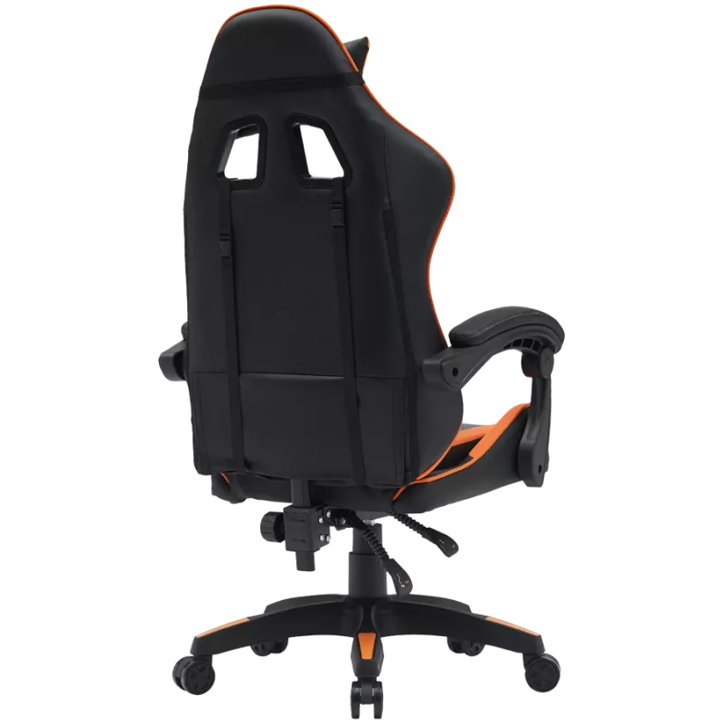 Spēļu krēsls CANYON Core SGCH2 melns/oranžs — ergonomisks dizains, regulējams augstums