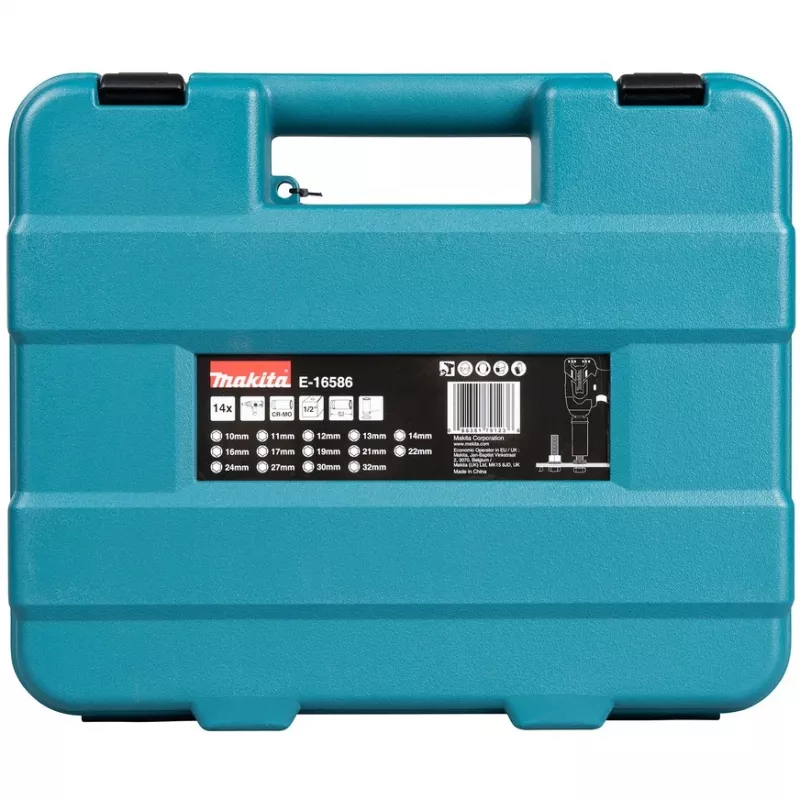 Makita E-16586 triecienuzmavu komplekts melns, zaļš