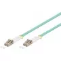 InfiniBand/optisko šķiedru kabelis Goobay 95756 15m LC zaļš