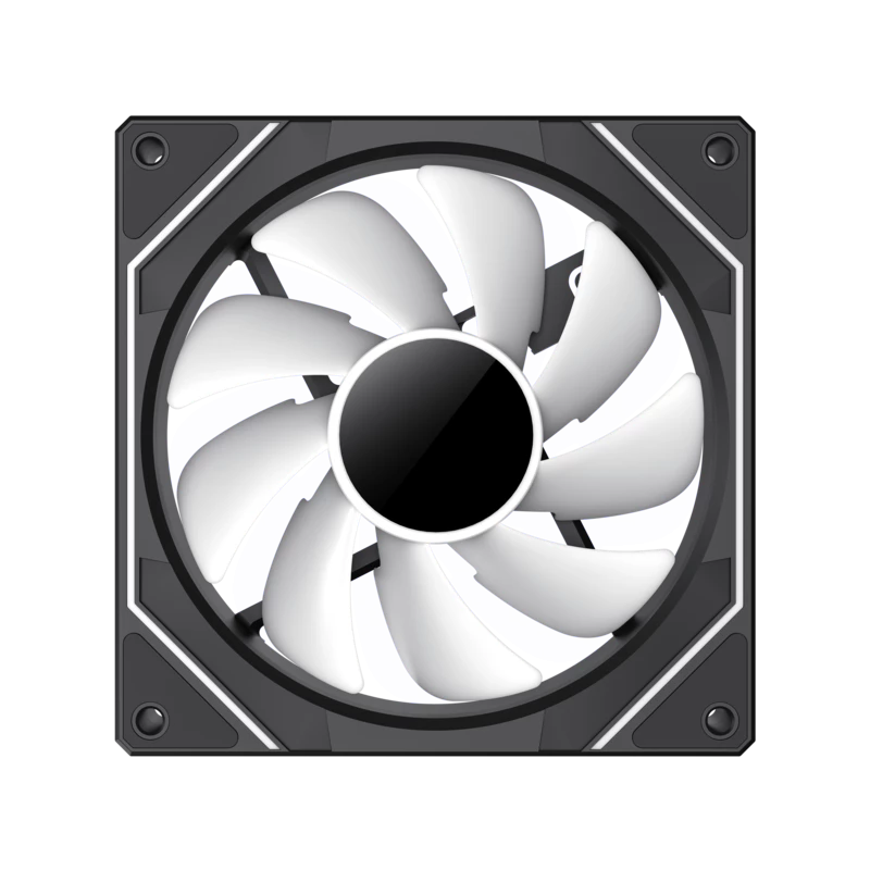Gamemax | Korpusa ventilators | FN12A-S8I | Melns