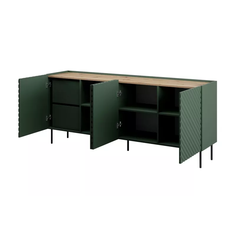 4D2SZ ONDA kumode 200x45xH85 zaļš
