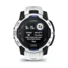 Viedpulkstenis GARMIN Instinct 2 45 mm, MIP 0,9 collas (176×176), GPS, saules enerģija, silikona siksniņa zila/balta