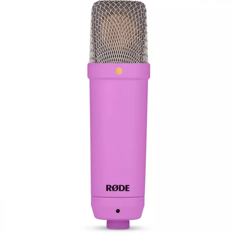 NT1 Signature + XLR kabelis + galda studijas statīvs, mikrofons ceriņkrāsā, komplekts