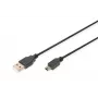 ASM AK-300130-030-S ASSMANN Kabelis USB 2.0 HighSpeed Canon USB A/miniUSB B (5pin) M/M Melns 3m