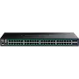 TRENDnet TPE-3524S - Slēdzis - 52 Porti, Tīmekļa - L2+ - Viedais - 48 x 10/100/1000 (PoE+) + 4 x 10 Gigabit SFP+ - Darbvirsmas, plauktā montējams - PoE+ (410 W) - TAA-atbilstošs (TPE-3524S)