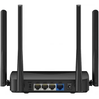 Galda maršrutētājs MERCUSYS MR25BE EasyMesh Wi‑Fi 7 divjoslu 2,4/5 GHz, 3600 Mbps, 3× Gigabit LAN, 4 ārējās antenas