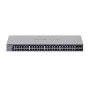 Pārvaldāms Gigabit Ethernet slēdzis Netgear GS752TX, 48x RJ-45 10/100/1000, 10G atbalsts, 1U statīvs, pelēks