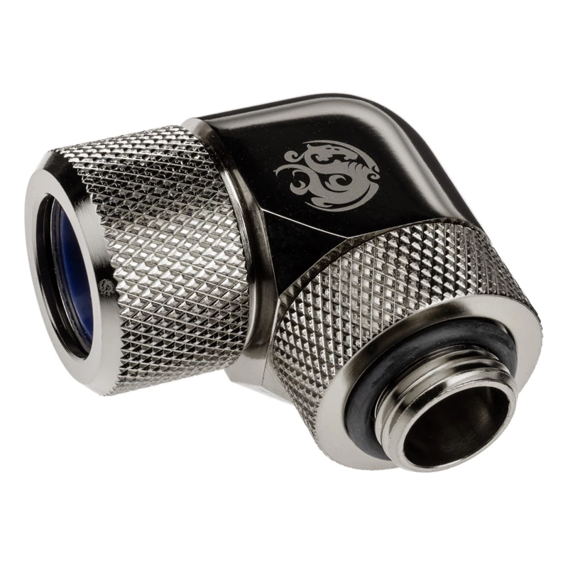 Adapter 90° BitsPower Advanced Multi-Link G1/4 inch AG to 14mm OD Hardtube — grozāms