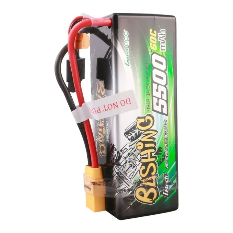 Gens ace G-Tech 5500mAh 4S1P 14.8V 60C HardCase RC auto LiPo akumulators