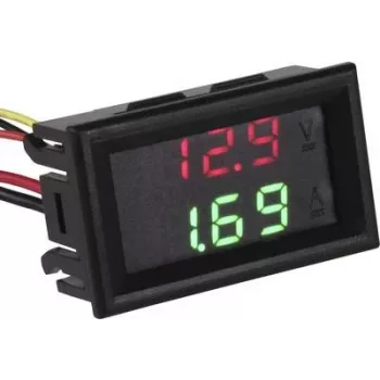 VAM10010 - LCD sprieguma un strāvas mērītājs 3,5 V līdz 30 V līdzstrāvai (com-vam10010)