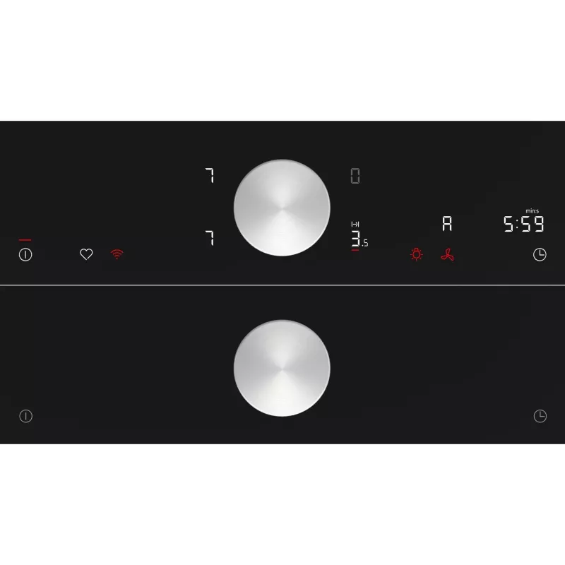Neff N 90 Melna Iebūvējama 80 cm Zonas indukcijas plīts virsma 5 zona(s)