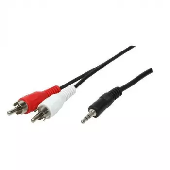 Audio kabelis 3.5mm LogiLink CA1043 5m Melns