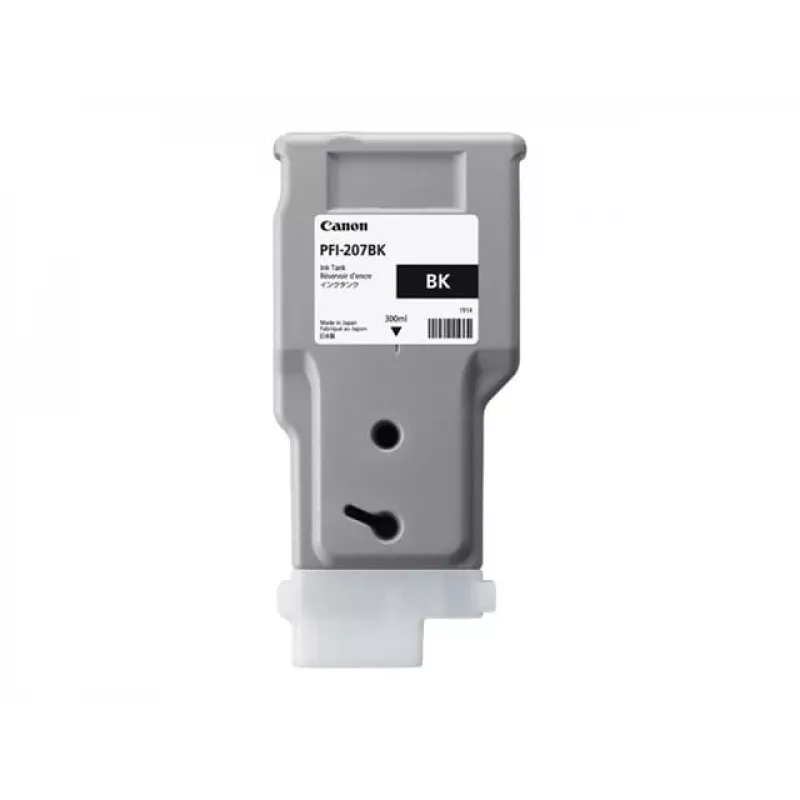 Canon PFI-207 BK tintes kasetne 1 gab. Oriģināls Melna