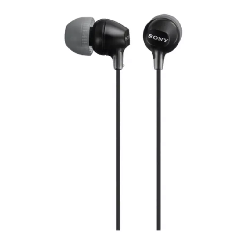 Sony MDR-EX15AP, vadu, 8 - 22000 Hz, zvani/mūzika, 3 g, austiņas, melna