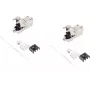 Keystone RJ45 Cat 6A savienotājs ShiverPeaks BS08-10002-2 bez instrumentiem, 2 gab. iepakojumā