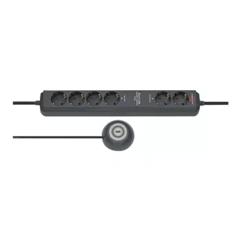 Strāvas pagarinātājs Brennenstuhl Eco-Line Comfort Switch 2m 6 maiņstrāvas rozetes