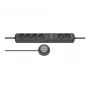 Strāvas pagarinātājs Brennenstuhl Eco-Line Comfort Switch 2m 6 maiņstrāvas rozetes