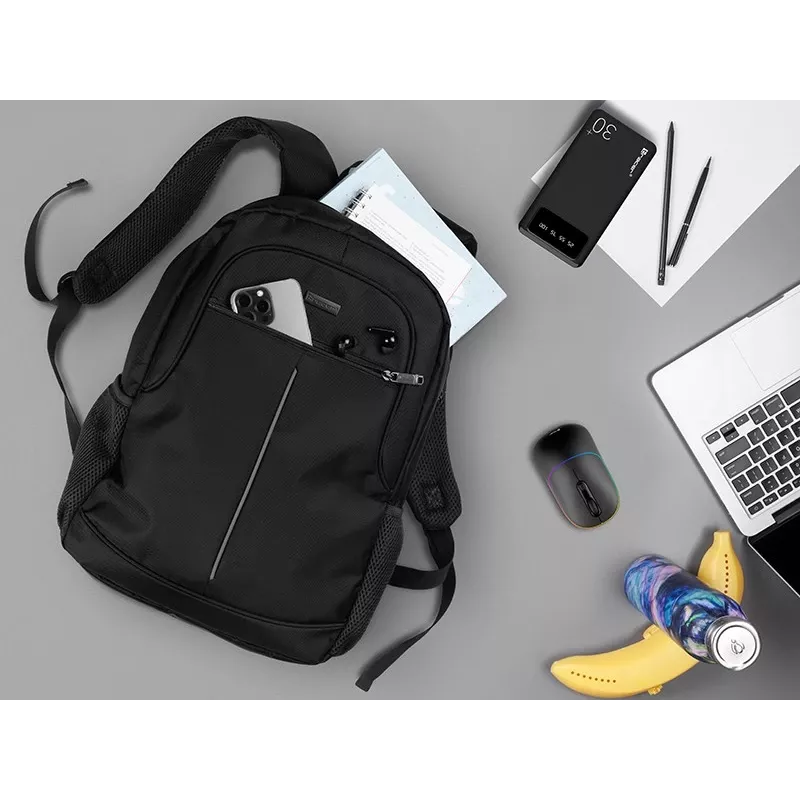 Laptop Backpack 15,6 Tracer City Carrier Melns