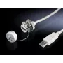 USB A uz USB A kabelis, Rittal 2482.220 — 1 m, balts, tēviņš pret mātīti